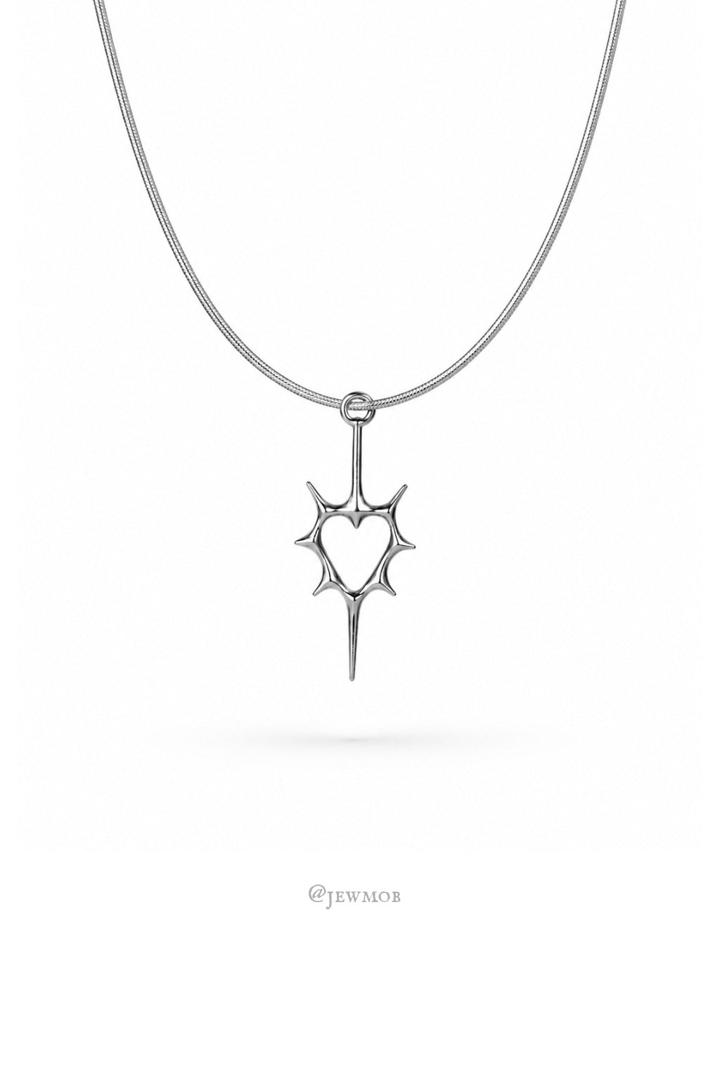 Spiked Heart Chain