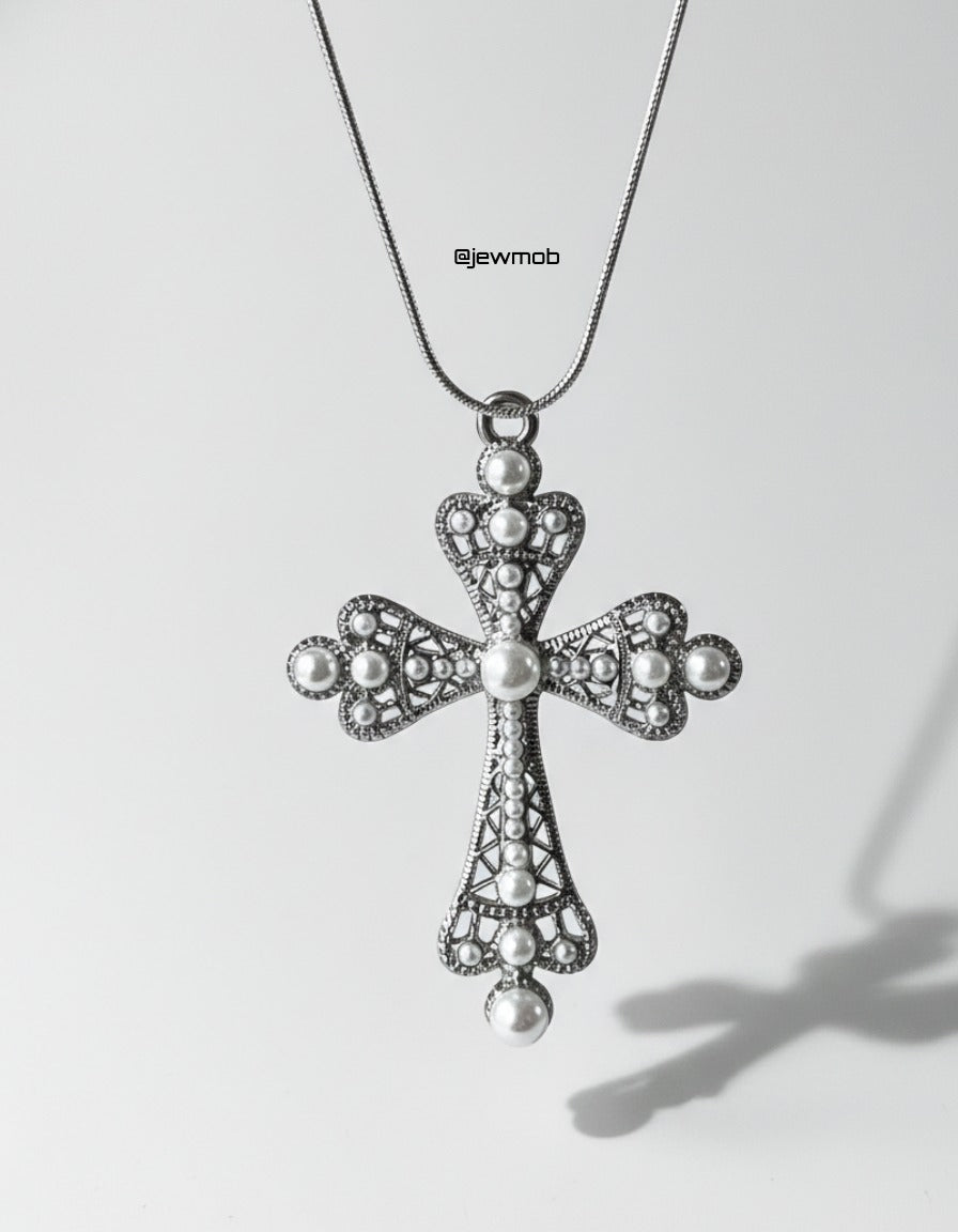 White Pearl Cross
